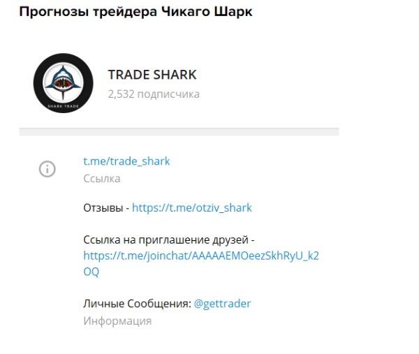 TRADE SHARK Отзывы